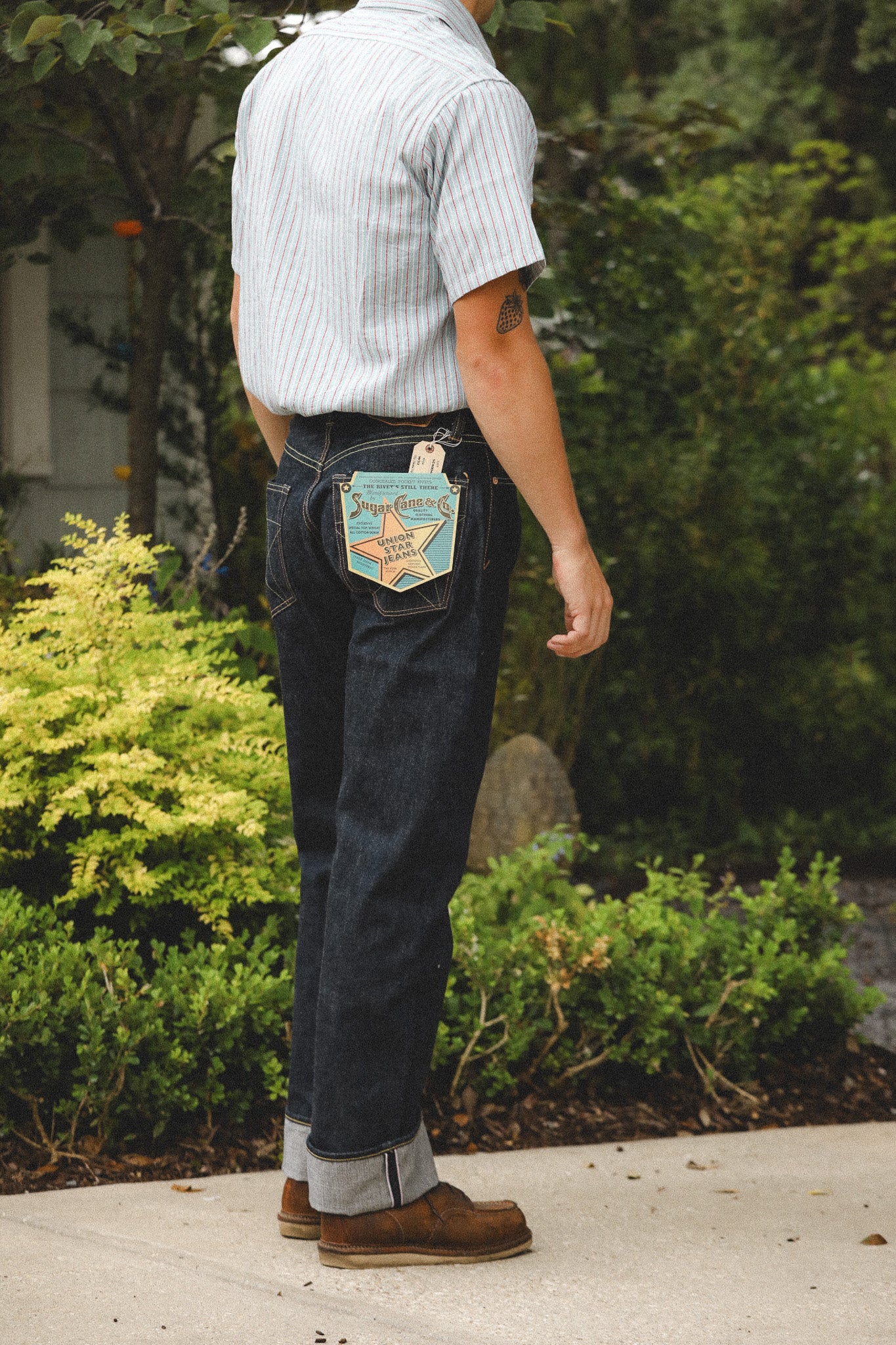 SC40065 Sugar Cane 14.25oz Union Star Jeans- Indigo – Iron Shop