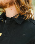 High Low Denim Jacket- 14oz Black Aces High