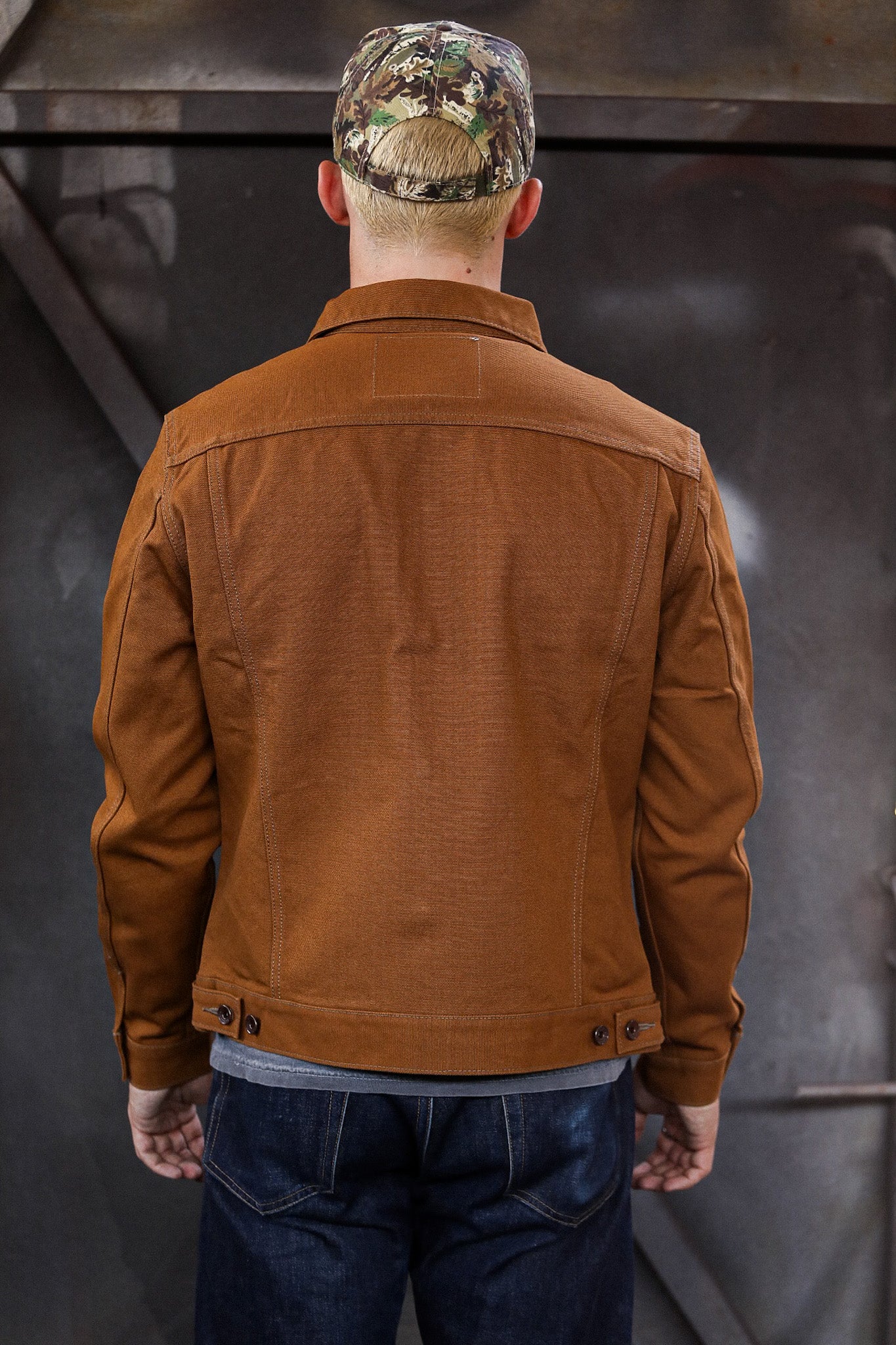 17oz Duck Modified Type III Jacket - Brown IH-2526J – Iron Shop