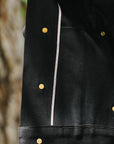 High Low Denim Jacket- 14oz Black Aces High
