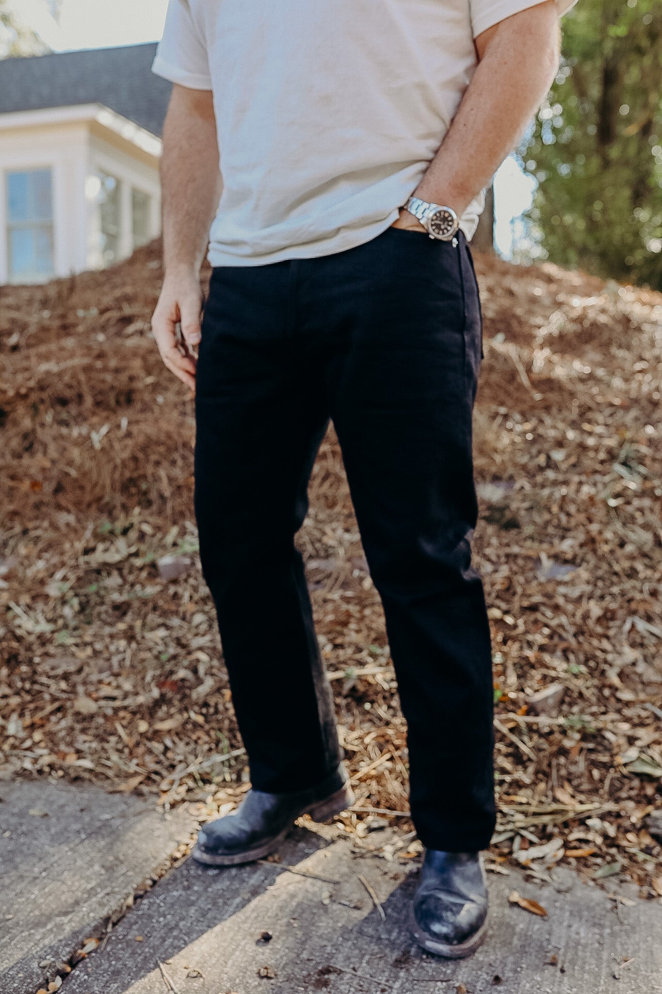 888-SBG 21oz Selvedge Denim Medium/High Rise Tapered Cut Jeans