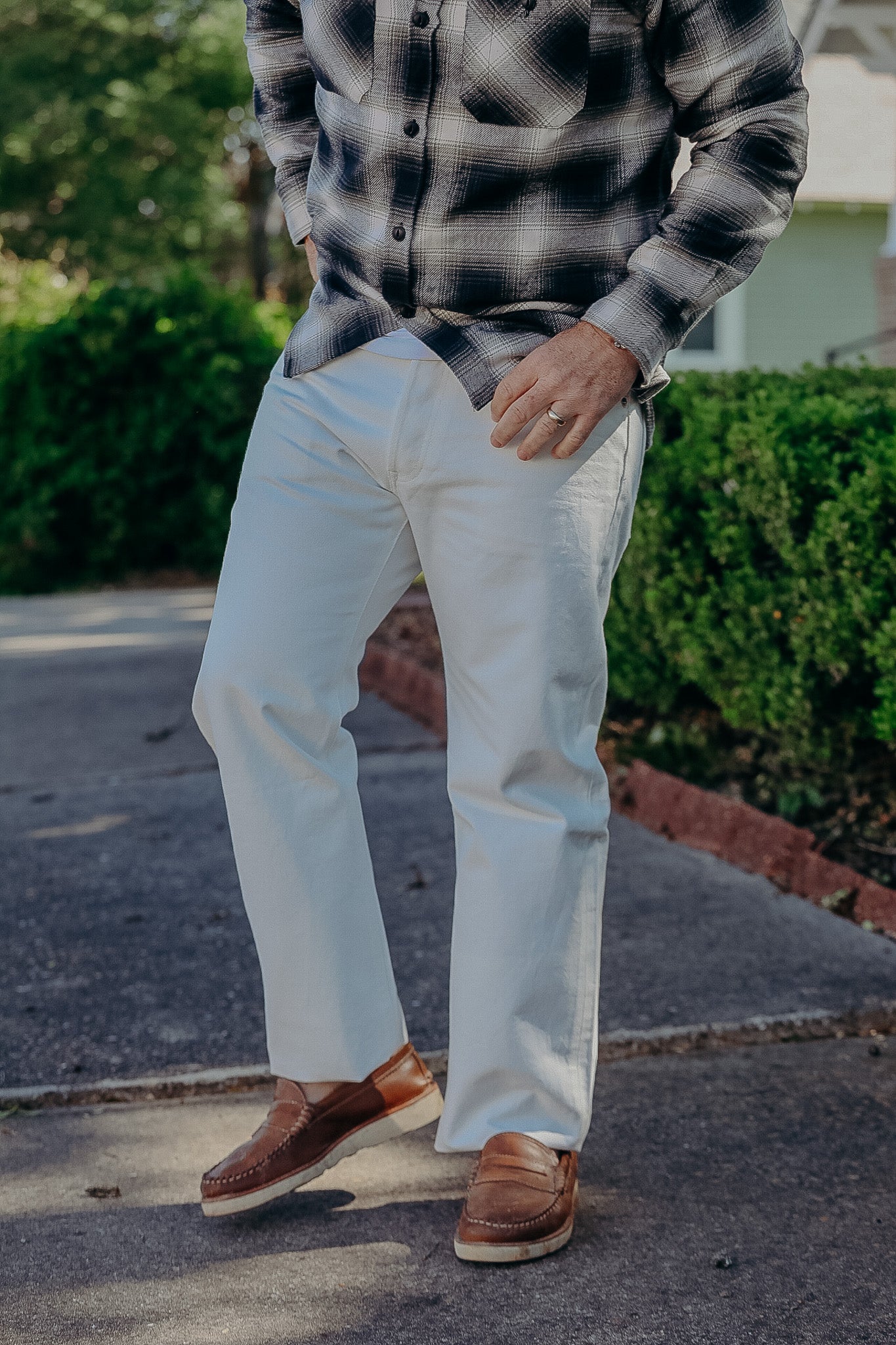 IRON HEART ホワイトデニム 13.5oz Denim Straight Cut Jeans - White IH-634-WT – Iron