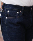 18oz Regular Straight "AI+ Sakura Selvedge" -Cherry Blossom/ Indigo (S500AX-SAKURA)
