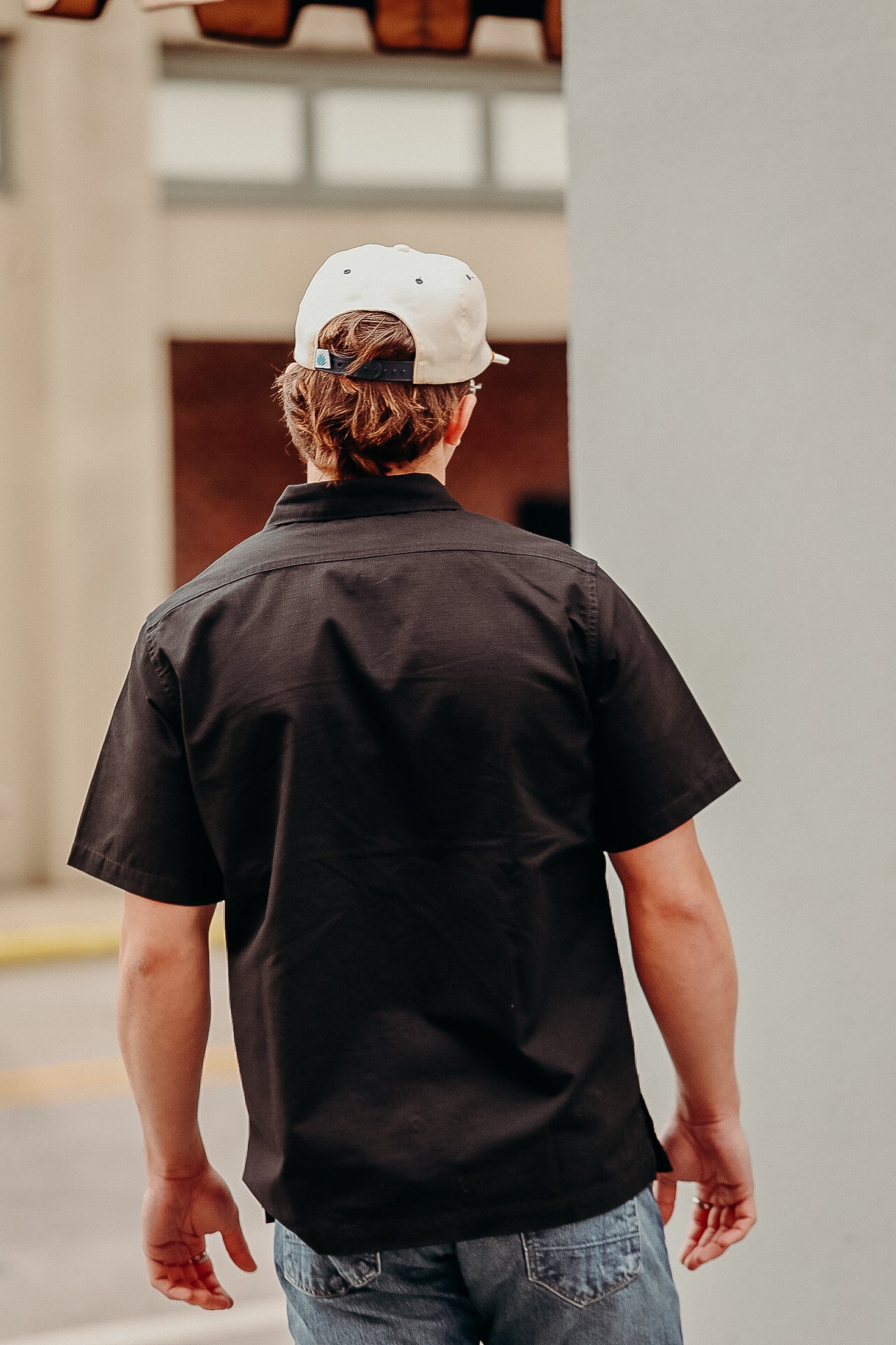 8oz Ripstop Short Sleeved Mechanic Shirt - Black IHSH-415-BLK