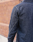 "Selvedge" Chambray Work Shirt- Indigo (SJCBS25)