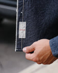 "Selvedge" Chambray Work Shirt- Indigo (SJCBS25)