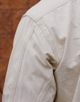 "Selvedge" Chambray Work Shirt- Ecru (SJCBS25)