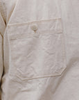 "Selvedge" Chambray Work Shirt- Ecru (SJCBS25)