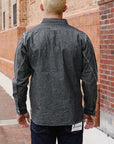 "Selvedge" Chambray Work Shirt- Black (SJCBS25)