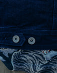 13oz Oxford Cloth Riders Jacket - Indigo IHJ-135-IND