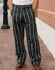 Drunken Stripe 2 Way Pant-Olive (SJAP25-DPS)