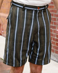 Drunken Stripe 2 Way Pant-Olive (SJAP25-DPS)
