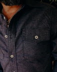 scout- NAVY chambray LS NEW
