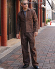 Shop Jacket- Brown Denim