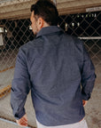 scout- NAVY chambray LS NEW