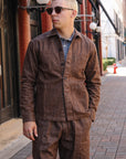 Shop Jacket- Brown Denim