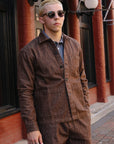 Shop Jacket- Brown Denim