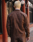 Shop Jacket- Brown Denim