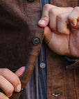 Shop Jacket- Brown Denim
