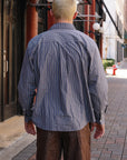 Commuter Shirt- Navy/Coyote Stripe