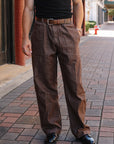 Harvest Pant- Brown Denim