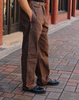 Harvest Pant- Brown Denim