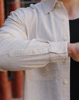 Utility Shirt- Ecru Chambray