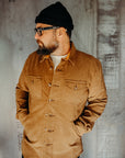 Crissman Overshirt - Dark Tan Moleskin