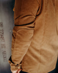 Crissman Overshirt - Dark Tan Moleskin