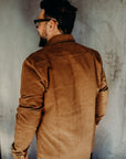 Crissman Overshirt - Dark Tan Moleskin