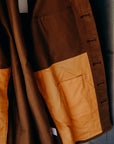 Crissman Overshirt - Dark Tan Moleskin