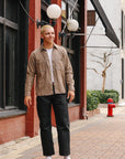 Utility Shirt- Brown Chambray
