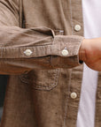 Utility Shirt- Brown Chambray