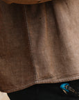Utility Shirt- Brown Chambray