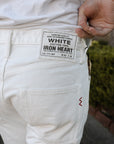 13.5oz Denim Slim Tapered Cut Jeans - White IH-777-WT