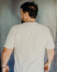 No. 8 Slub Nep Short Sleeve T-Shirt - White