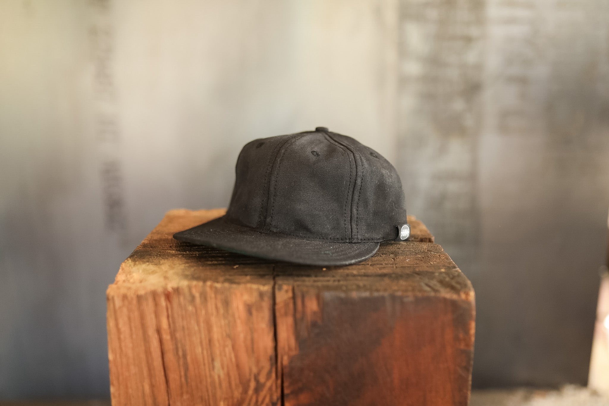 ANM Waxed Vintage 6 Panel Cap- Black – Iron Shop Provisions