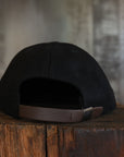 Vintage Unstructured Hainsworth Wool Cap- Anvil/Black