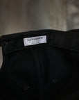 Vintage Unstructured Hainsworth Wool Cap- Anvil/Black