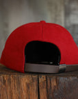 Vintage Unstructured Hainsworth Wool Cap- ANM/Red