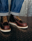 CLASSIC MOC MEN'S 6-INCH BOOT -BLACK CHERRY EXCALIBUR LEATHER