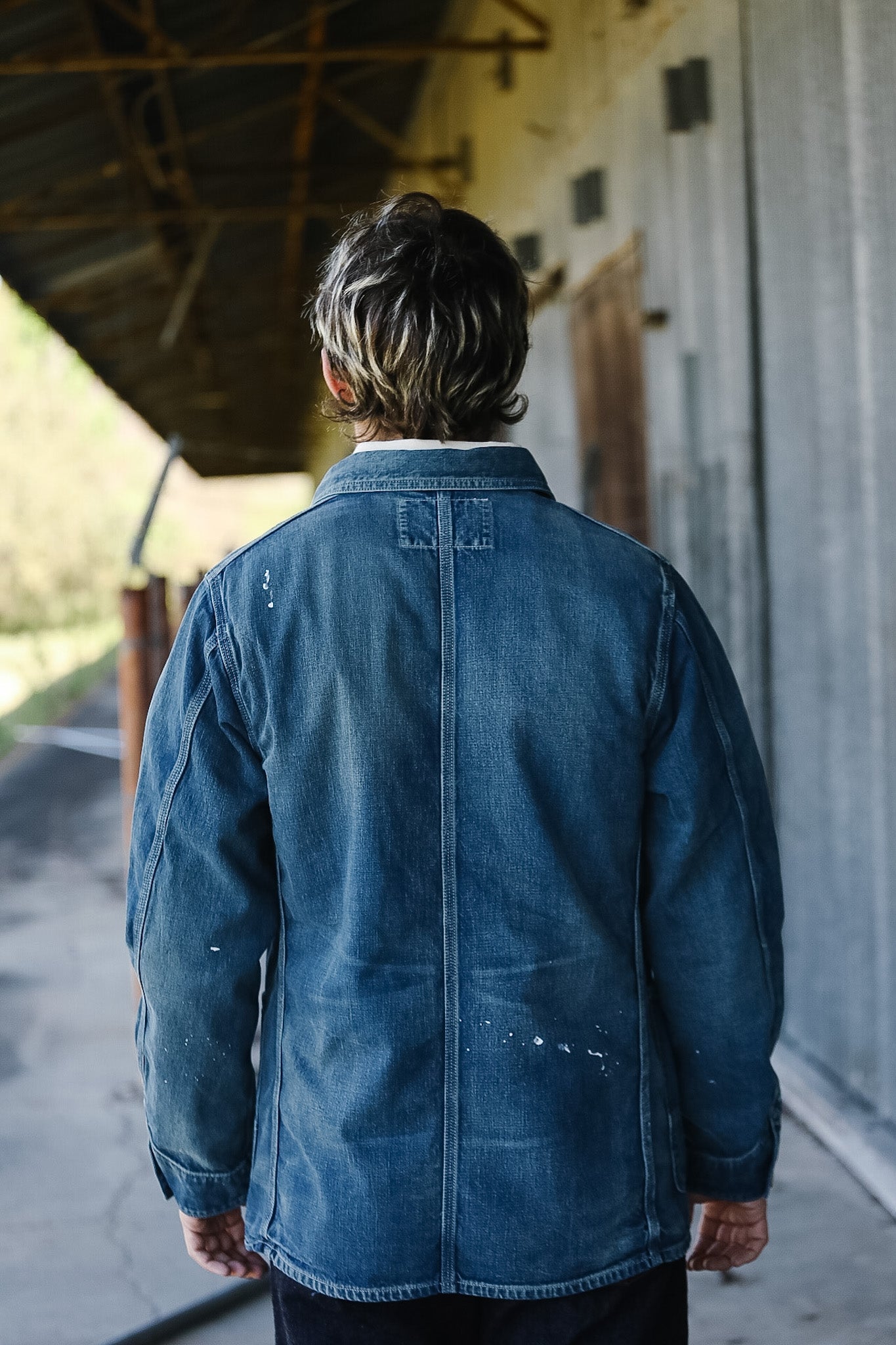 SC15708 Sugar Cane 11oz. Denim Work Coat- Aged Indigo – Iron Shop
