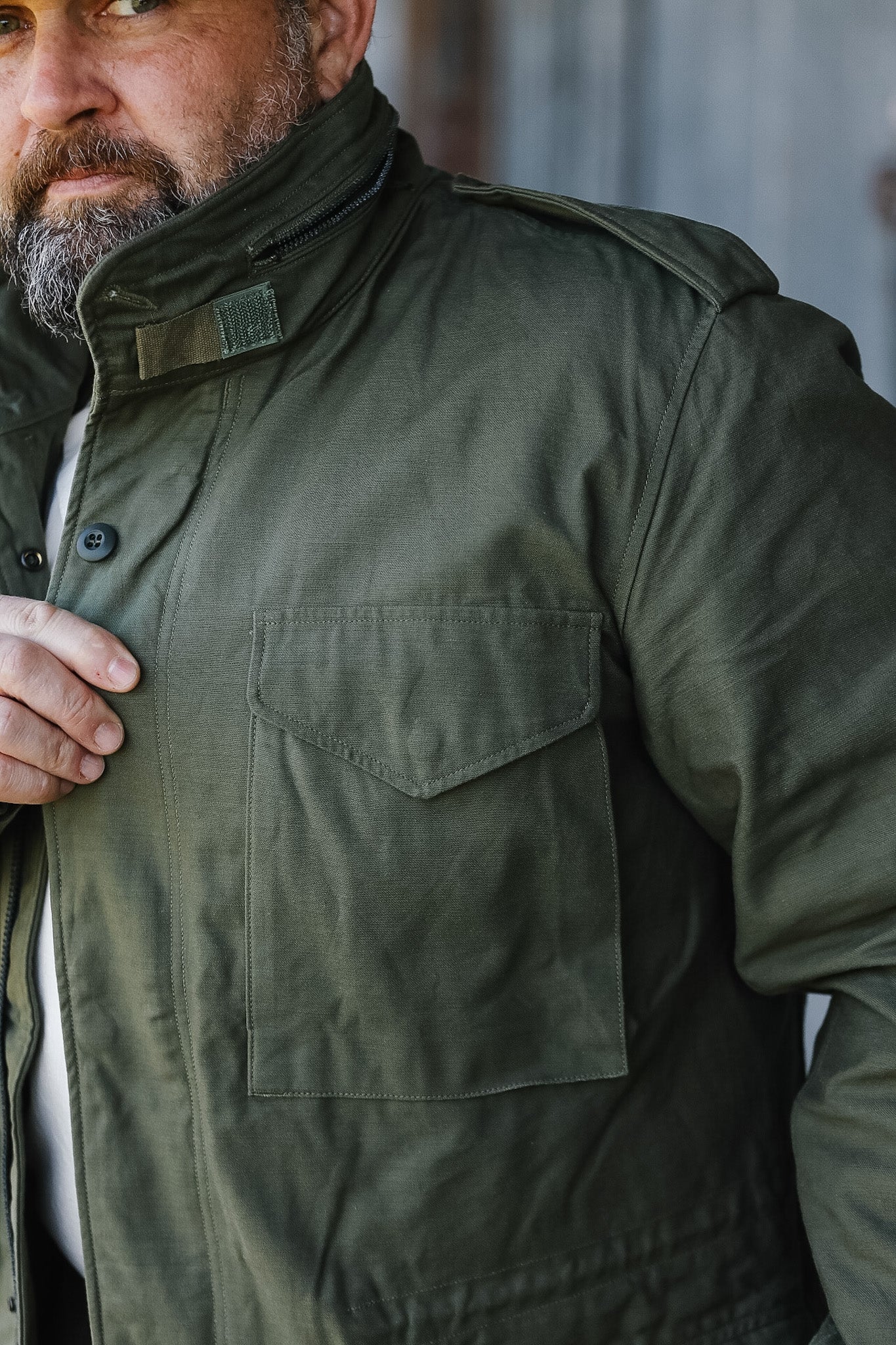 BR11702 Buzz Rickson M-65 Field Coat- Olive Drab – Iron Shop