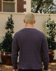 Big Waffle Thermal- Purple Navy (60BW)