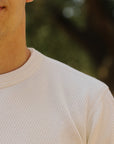 Double Honeycomb Thermal T-Shirt - Off White (60WH)