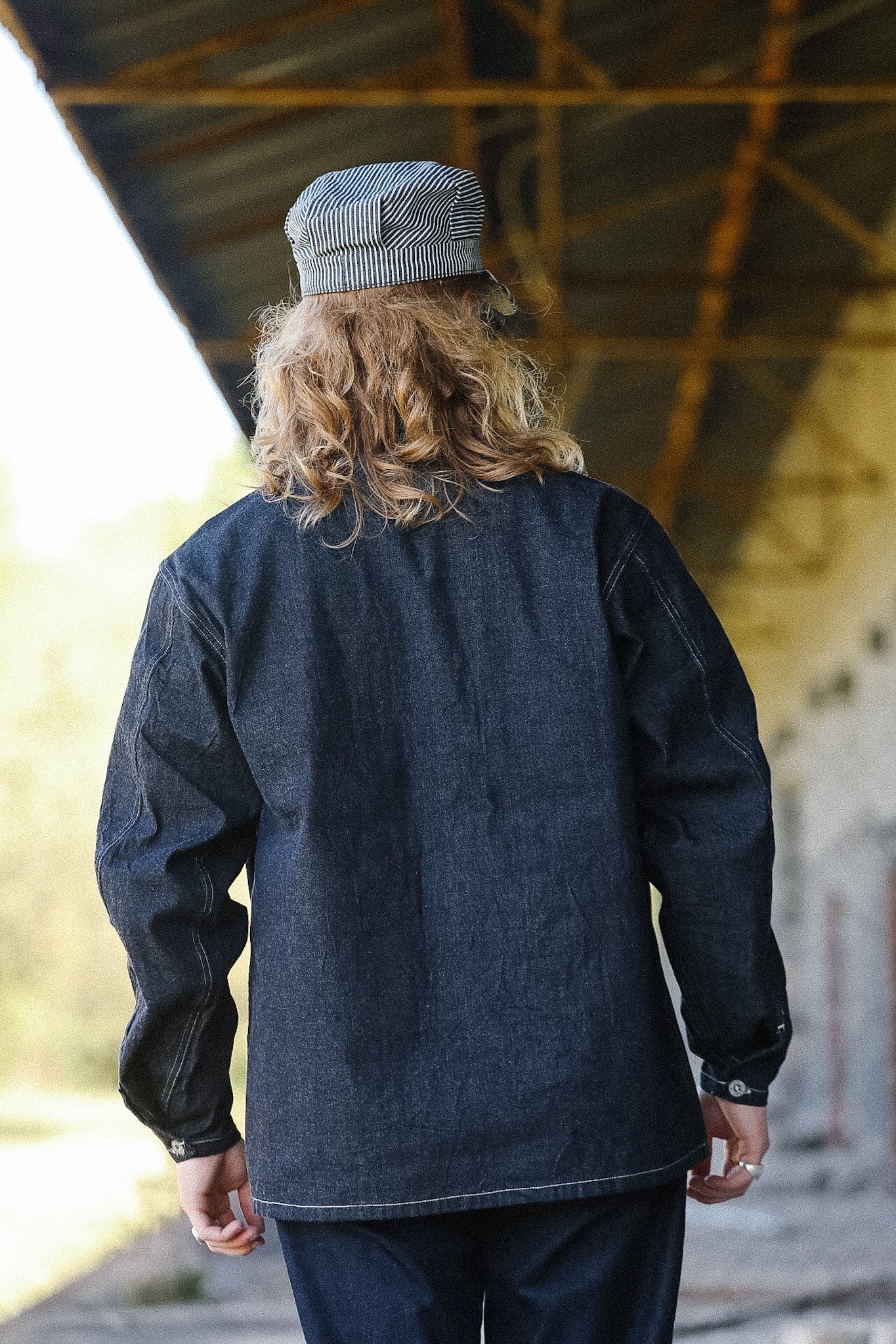 BR15301 Buzz Rickson U.S. Army Denim Pullover Jacket- Indigo