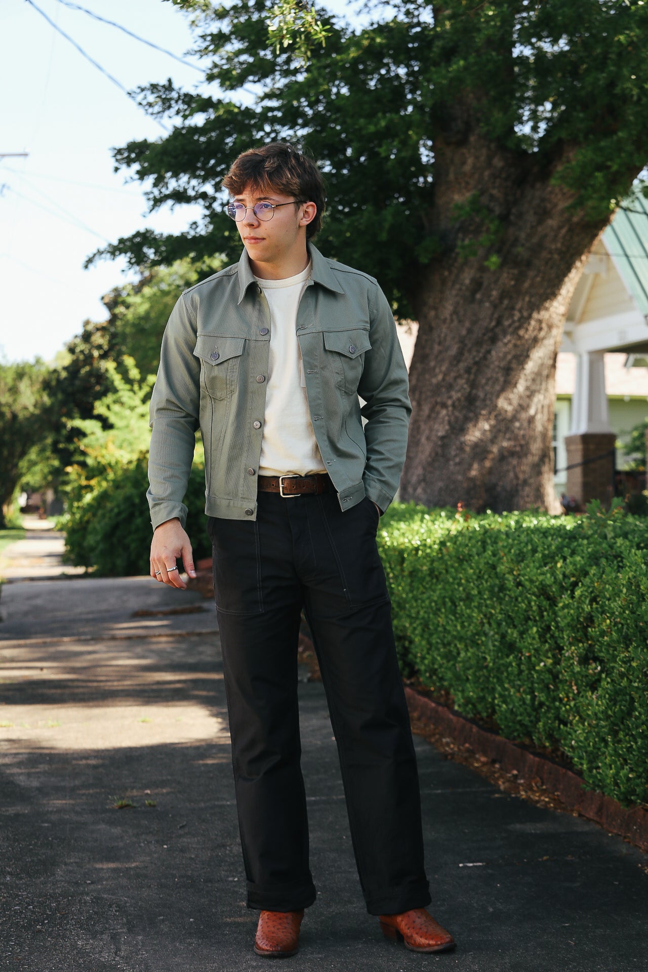 9oz Pique 60's Type 3 Jacket- Green (FN-OJ-C016) – Iron Shop