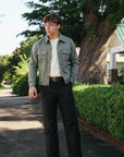 9oz Pique 60's Type 3 Jacket- Green (FN-OJ-C016)