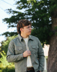 9oz Pique 60's Type 3 Jacket- Green (FN-OJ-C016)