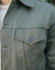 9oz Pique 60's Type 3 Jacket- Green (FN-OJ-C016)